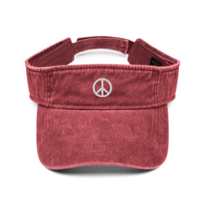Denim Visor Red/White