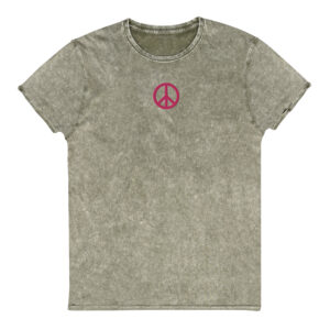 Denim T-Shirt Green/Flamingo