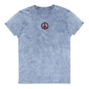 Denim T-Shirt Blue/Maroon
