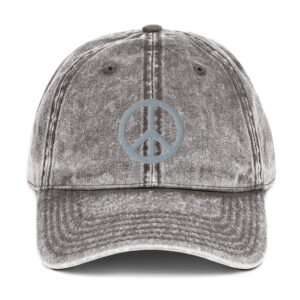 Vintage Cotton Twill Cap Gray/Gray