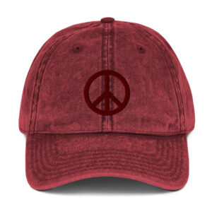 Vintage Cotton Twill Cap Maroon/Maroon
