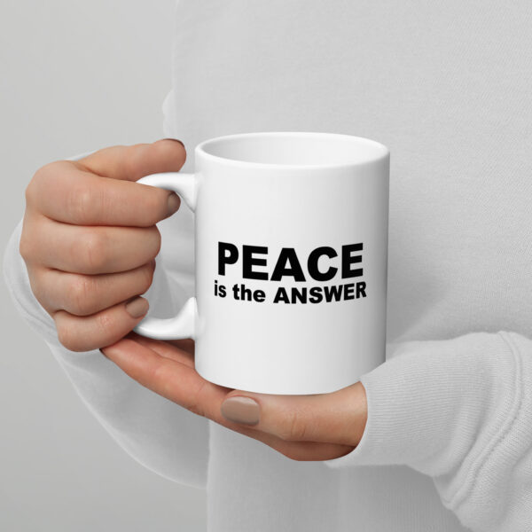 White glossy mug - Image 5