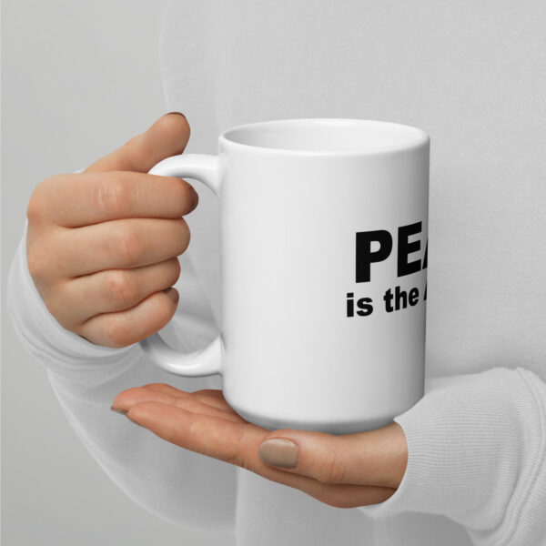 White glossy mug - Image 2