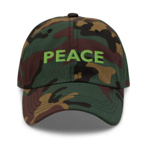 Embroidered PEACE Hat