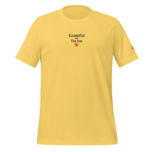 Embroidered Grateful for the Sun T-Shirt