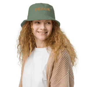 Organic Bucket Hat Embroidered Desert Gold