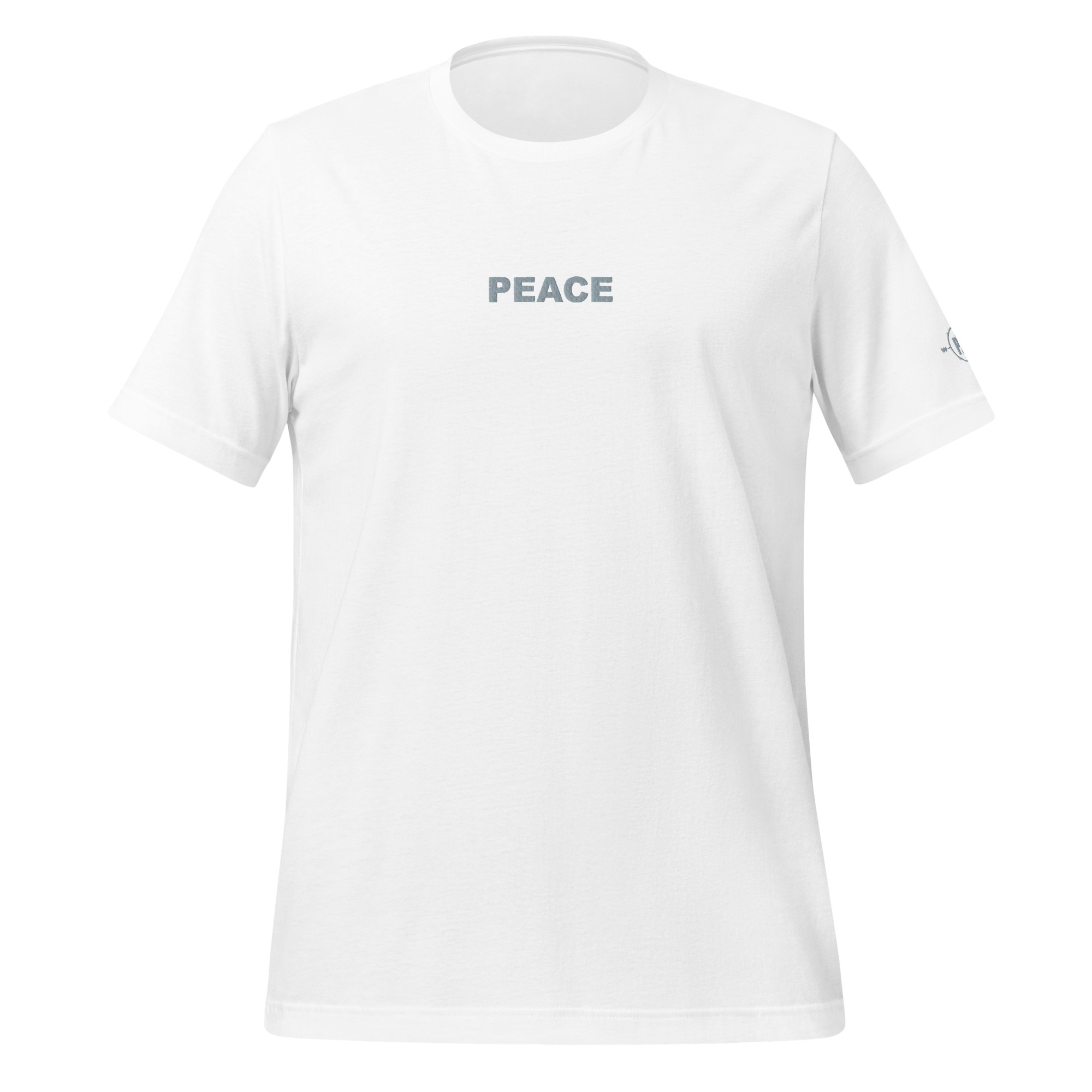The Perfect Tee Embroidered Silver